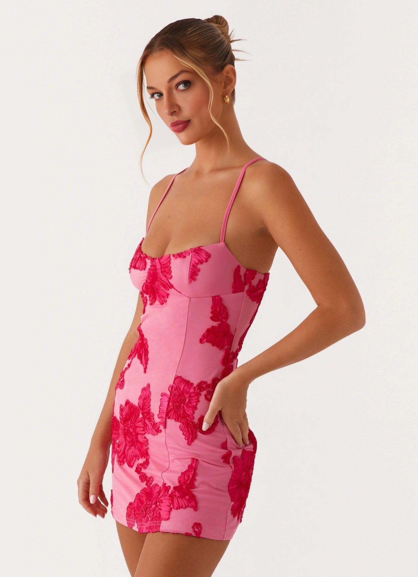 Exclusive - Alivia Mini Dress - Pink