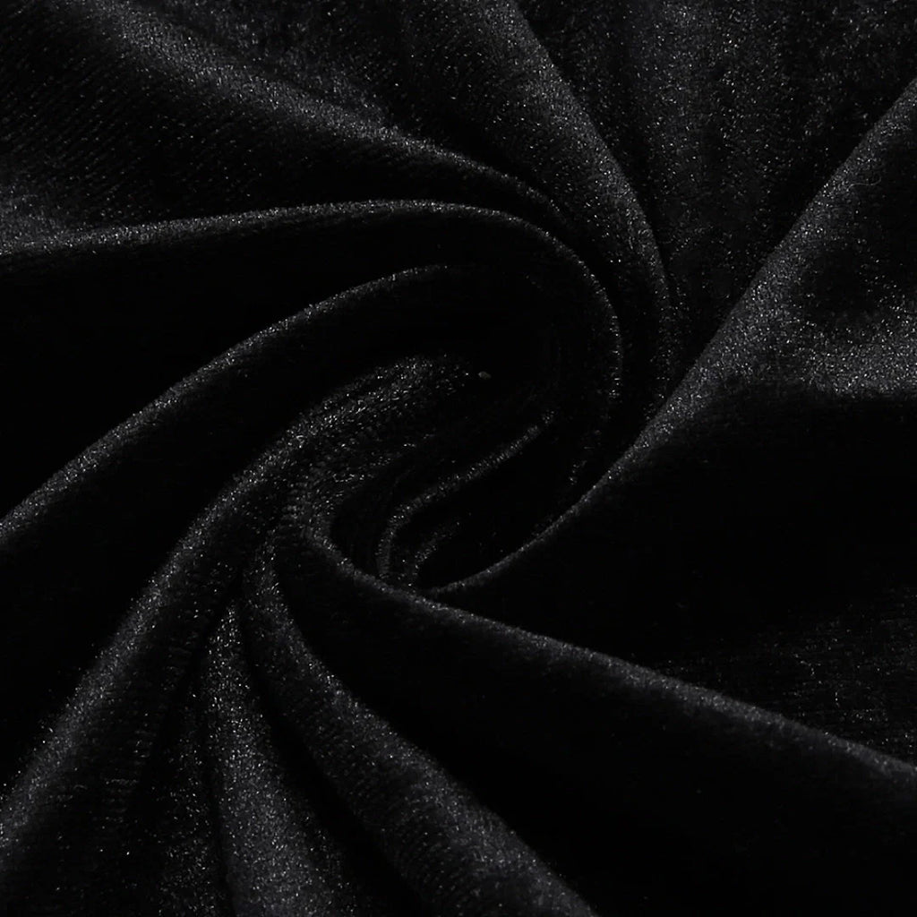 Black Satin Mermaid Evening Gown with Sweetheart Neckline & Beaded Bodice